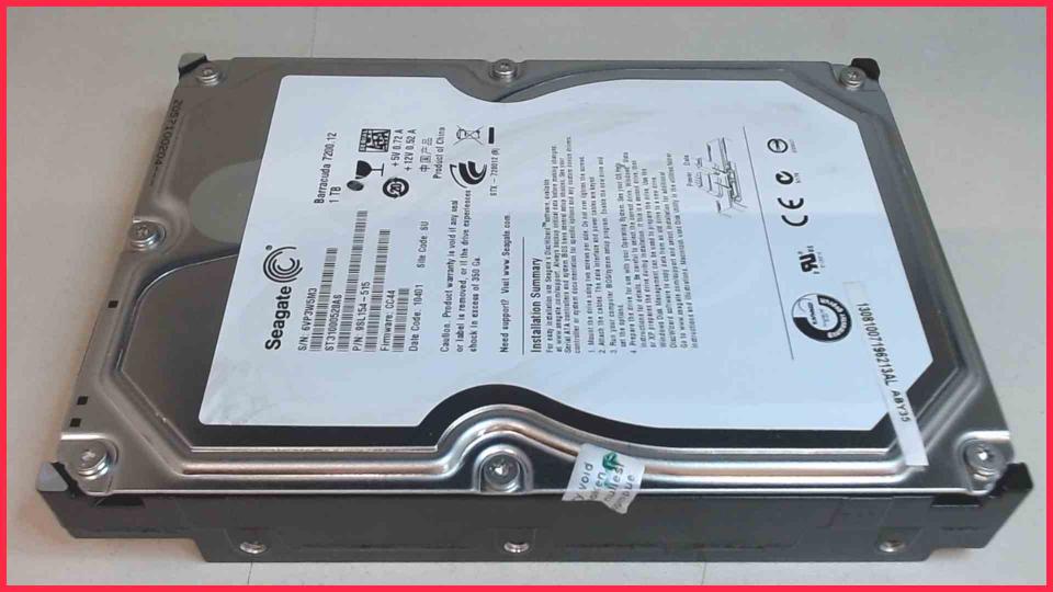 HDD hard drive 3.5" 1TB 1000GB SATA 7200RPM Seagate ST31000528AS (89h)