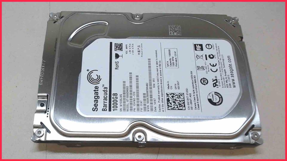 HDD hard drive 3.5" 1TB 1000GB SATA ST1000DM003 Packard Bell imedia S2185