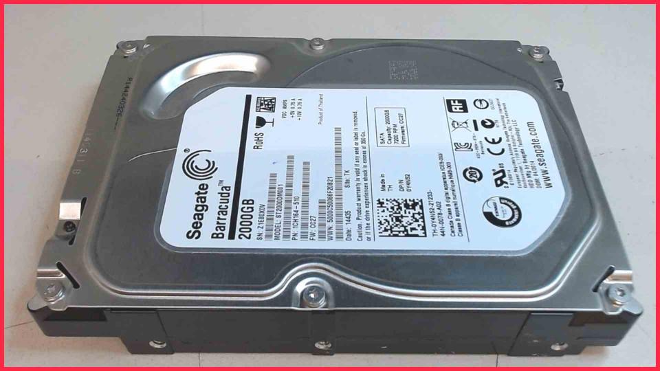 HDD hard drive 3.5" 2TB 2000GB Barracuda 7200rpm Seagate ST2000DM001 (3097h)