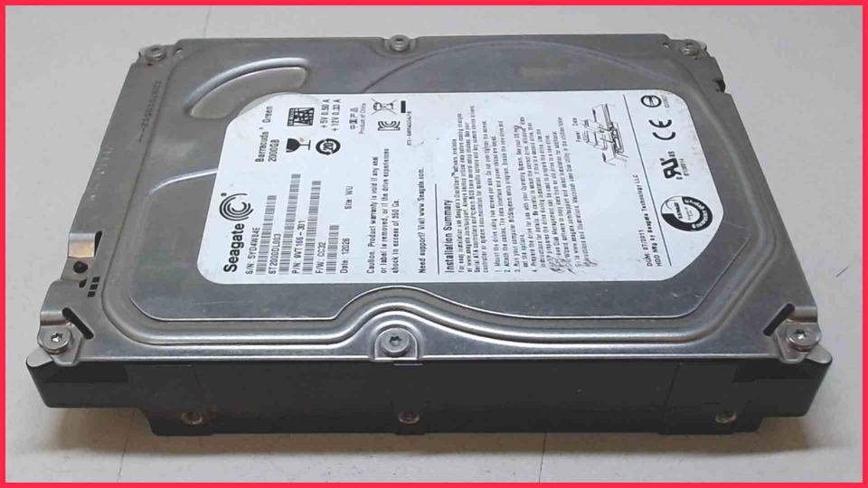 HDD hard drive 3.5"  2TB 2000GB Seagate ST2000DL003 (26.474h)