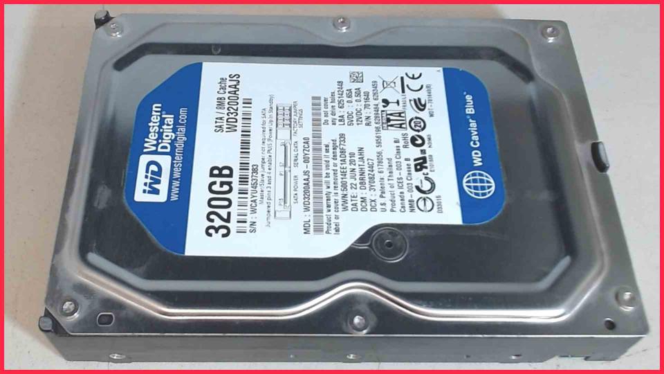 HDD hard drive 3.5" 320GB SATA Western Digital WD3200AAJS (4229h)