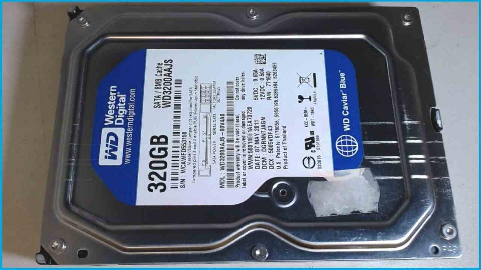HDD hard drive 3.5" 320GB Western Digital WD3200AAJS SATA (17207h)