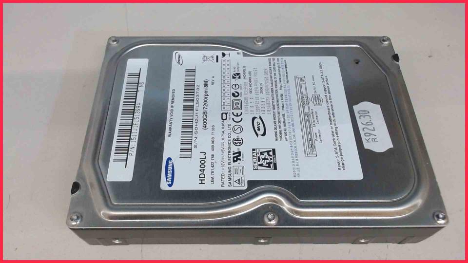 HDD hard drive 3.5" 400GB Samsung HD400LJ SATA RM ECOQUIET 2 -4