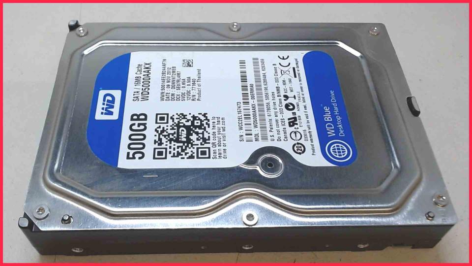 HDD hard drive 3.5"  500GB SATA 16MB 7200RPM Western Digital WD5000AAKX