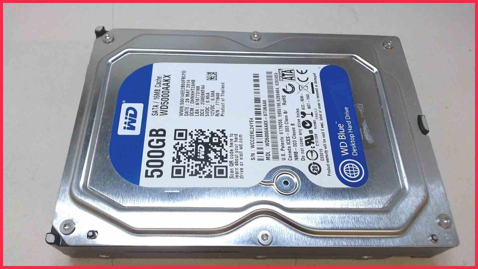 HDD hard drive 3.5\" 500GB WD5000AAKX SATA Esprimo P720 e85+