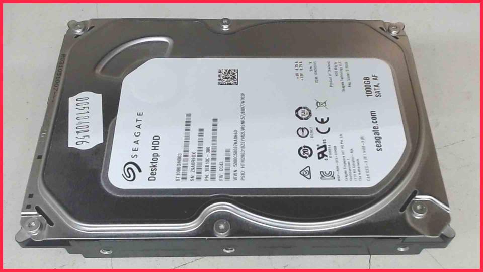HDD hard drive 3.5"  Seagate 1TB 1000GB ST1000DM003 SATA 7200PRM (6372h)