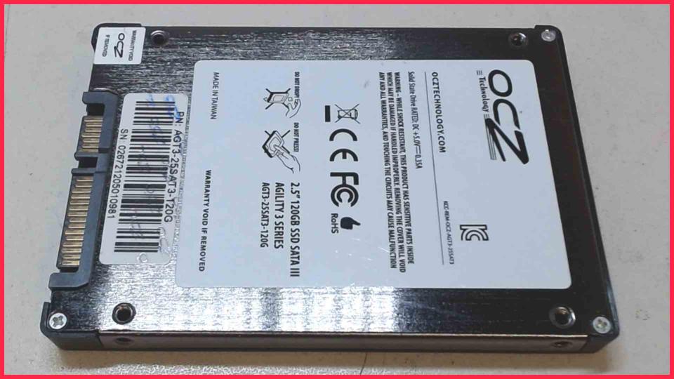 HDD SSD Hard Disk 120GB 2.5" Agility 3 AGT3-25SAT3-120G Shuttle XH110V