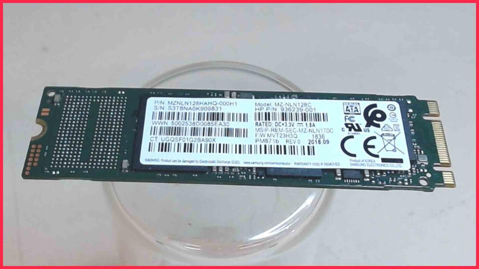 HDD SSD Hard Disk 128GB Samsung MZ-NLN128C HP 15-db0003ng