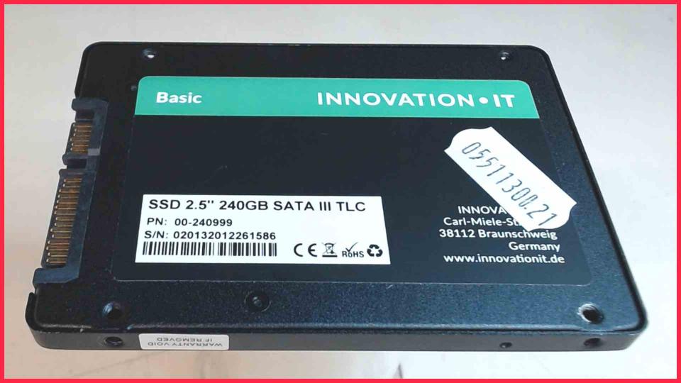 HDD SSD Hard Disk 2.5" 240GB SATA III Innovation IT HP 17-by3639ng