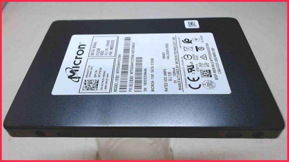 HDD SSD Hard Disk  2.5" 512GB Micron 1100 SATA (2366h)