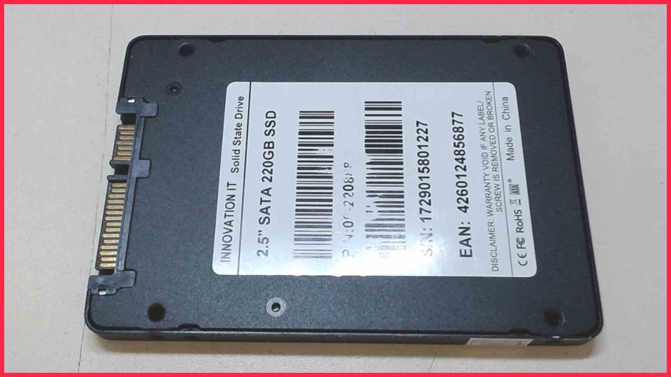 HDD SSD Hard Disk 220GB Innovation IT 2.5" SATA (618h)