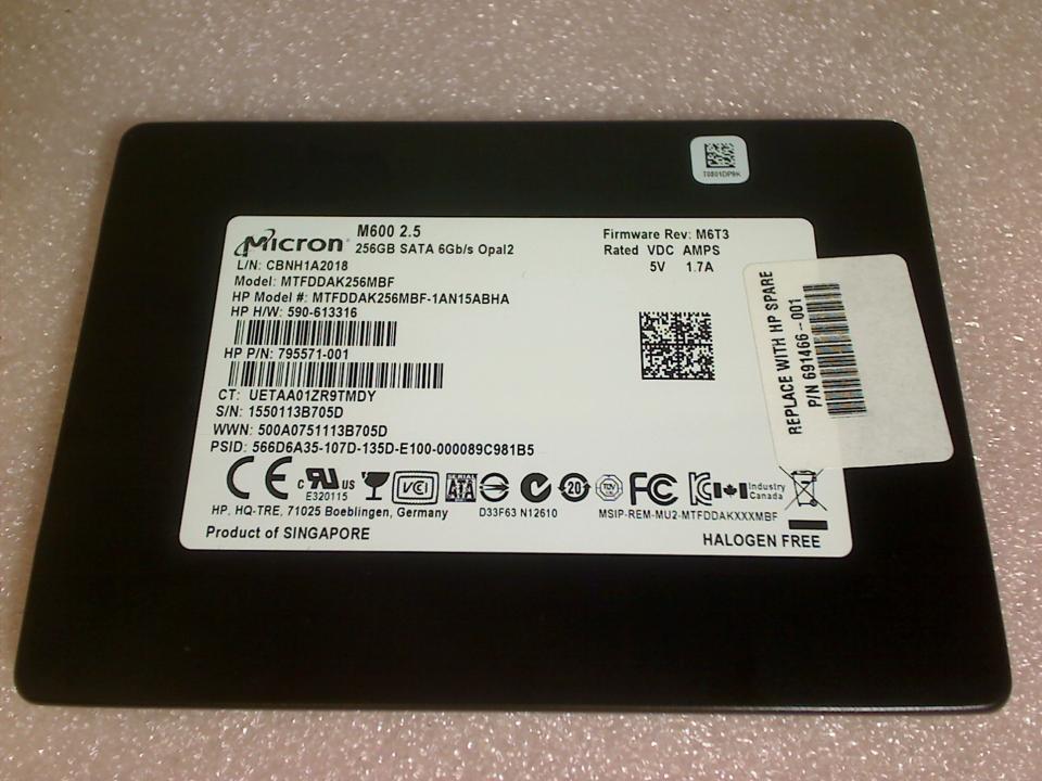 HDD SSD Hard Disk 256GB SATA 795571-001 691466-001 Micron M600 2.5 6Gb/s