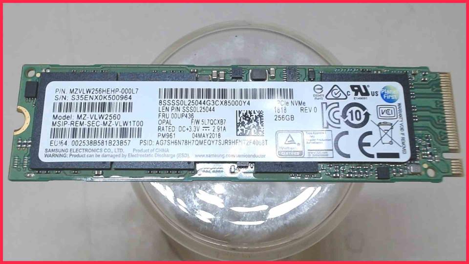 HDD SSD Hard Disk 256GB Samsung MZ-VLW2560 Lenovo ThinkPad T580