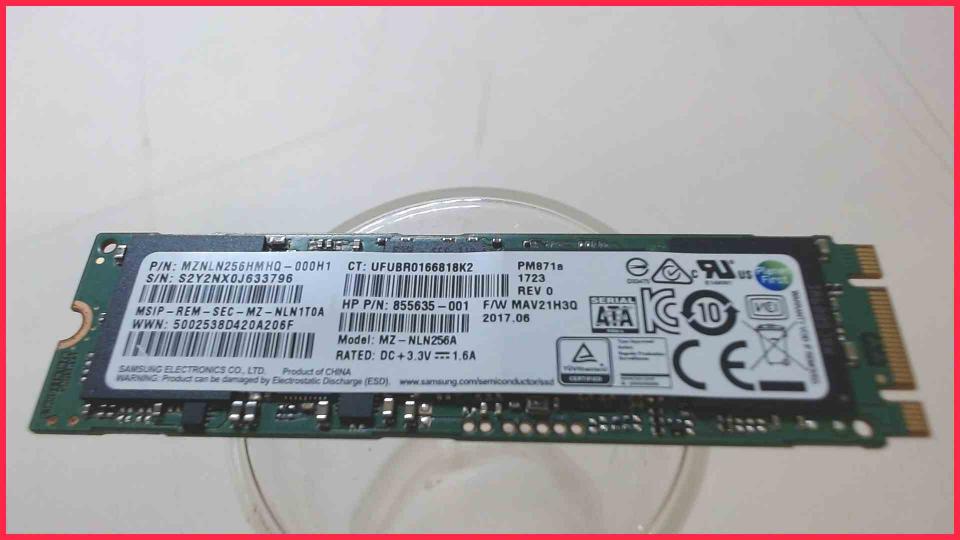 HDD SSD Hard Disk 256GB Smart Samsung MZ-NLN256A (309h)