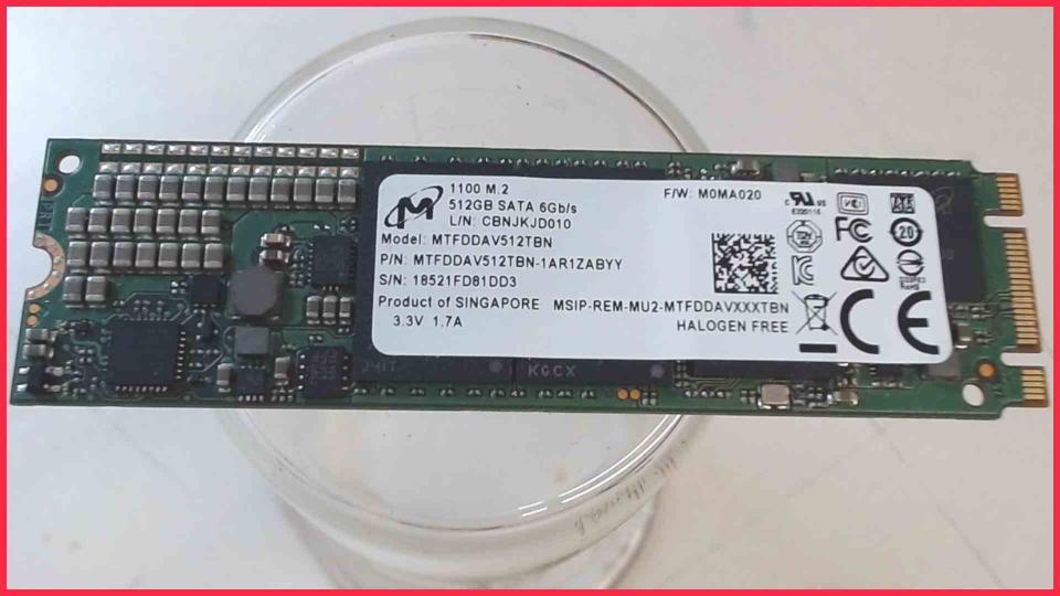 HDD SSD Hard Disk 512GB 1100 M.2 SATA 6Gb/s Micron MTFDDAV512TBN