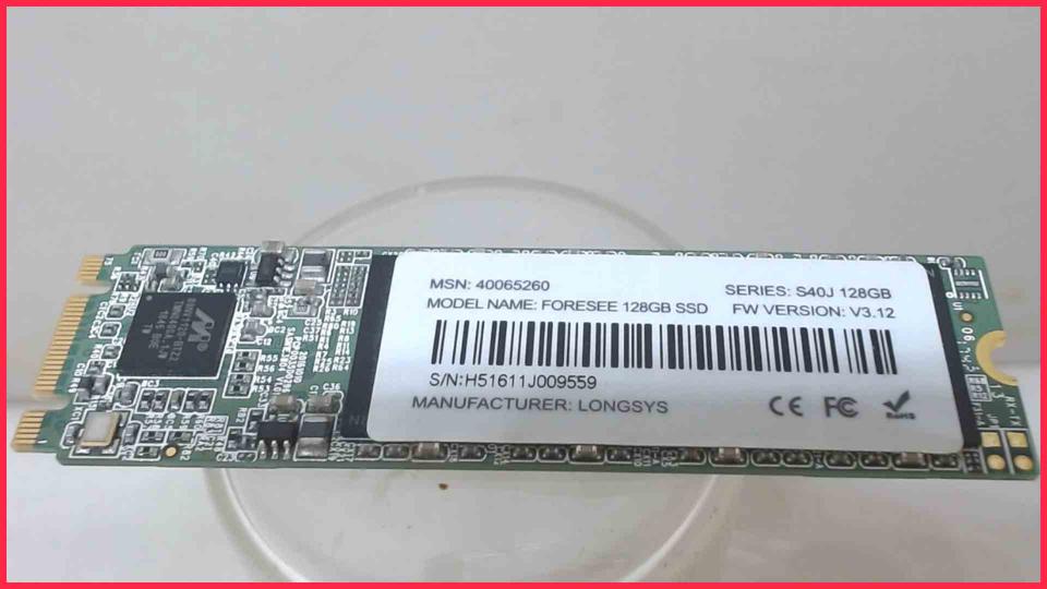 HDD SSD Hard Disk Foresee V3.12 M.2 Longsys 128GB S40J (5529h)
