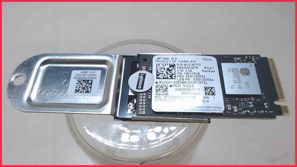 HDD SSD Hard Disk  NVM 512GB Micron MTFDKCD512QFM (184h)
