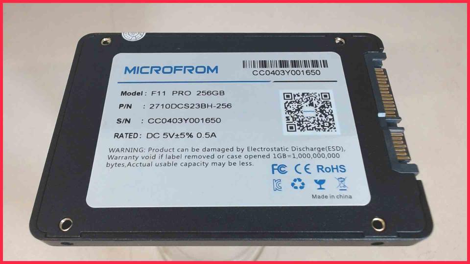 HDD SSD Hard Disk SATA Microfrom F11 PRO 256GB (337h)