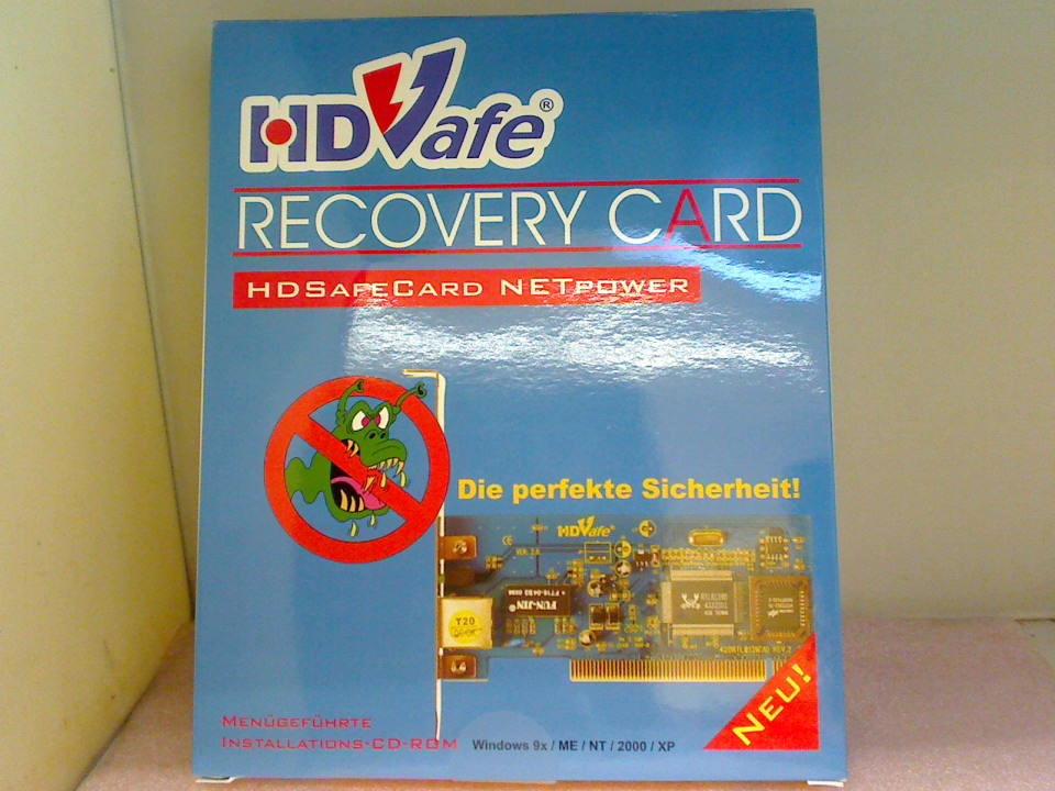HDSafeCard NetPower HDSafe Recovery Card