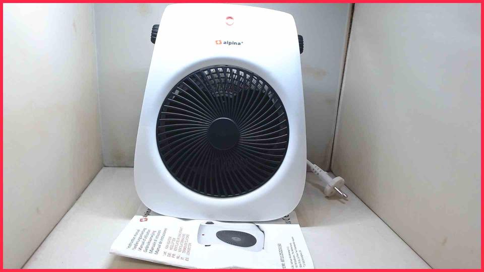 Heizlüfter 2000W Elektroheizung Weiß, Heizgerät, Heizkörper Alpina 2092297