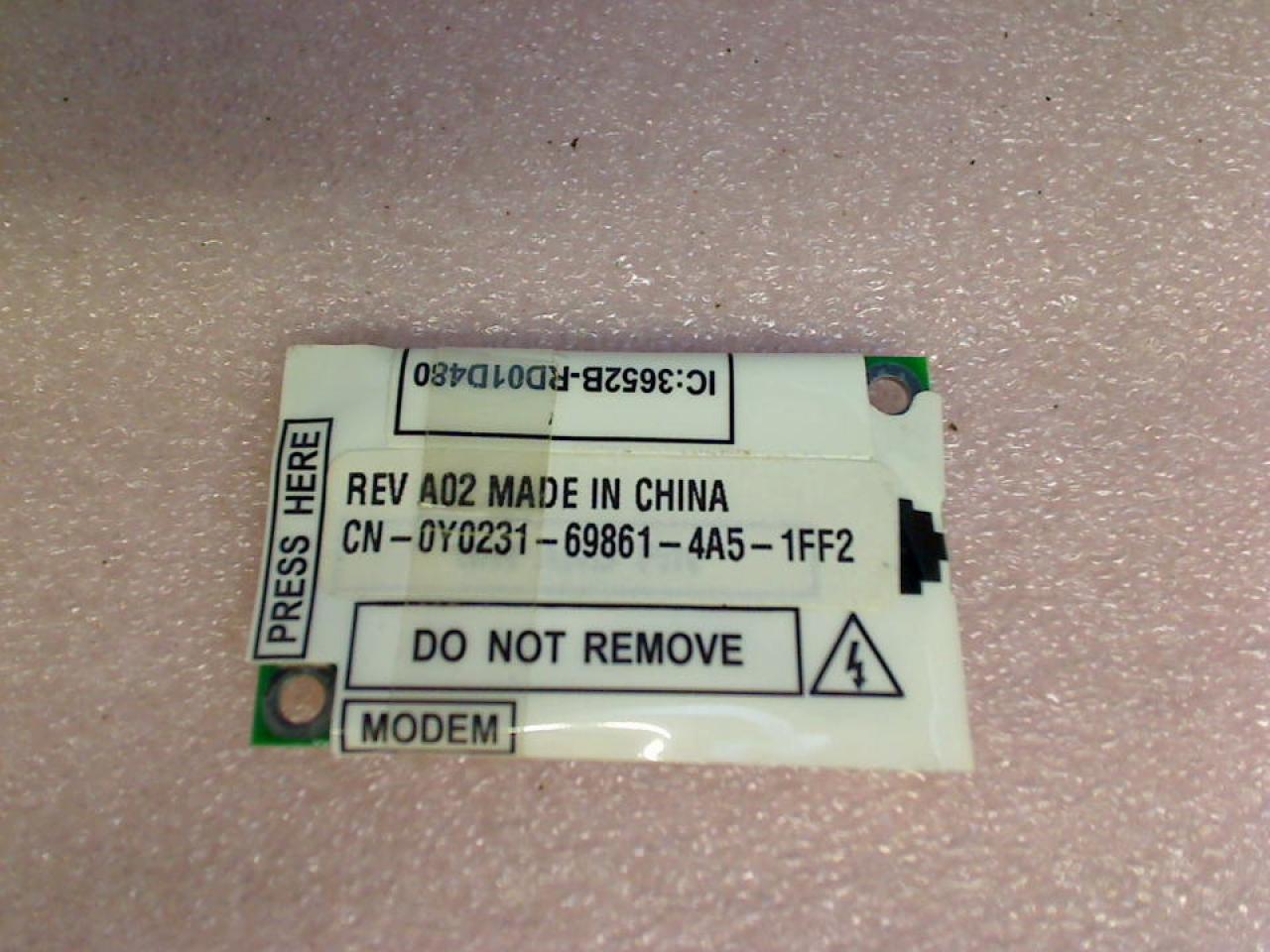 ISDN Modem Telephone Board Dell D800 PP02X (2)