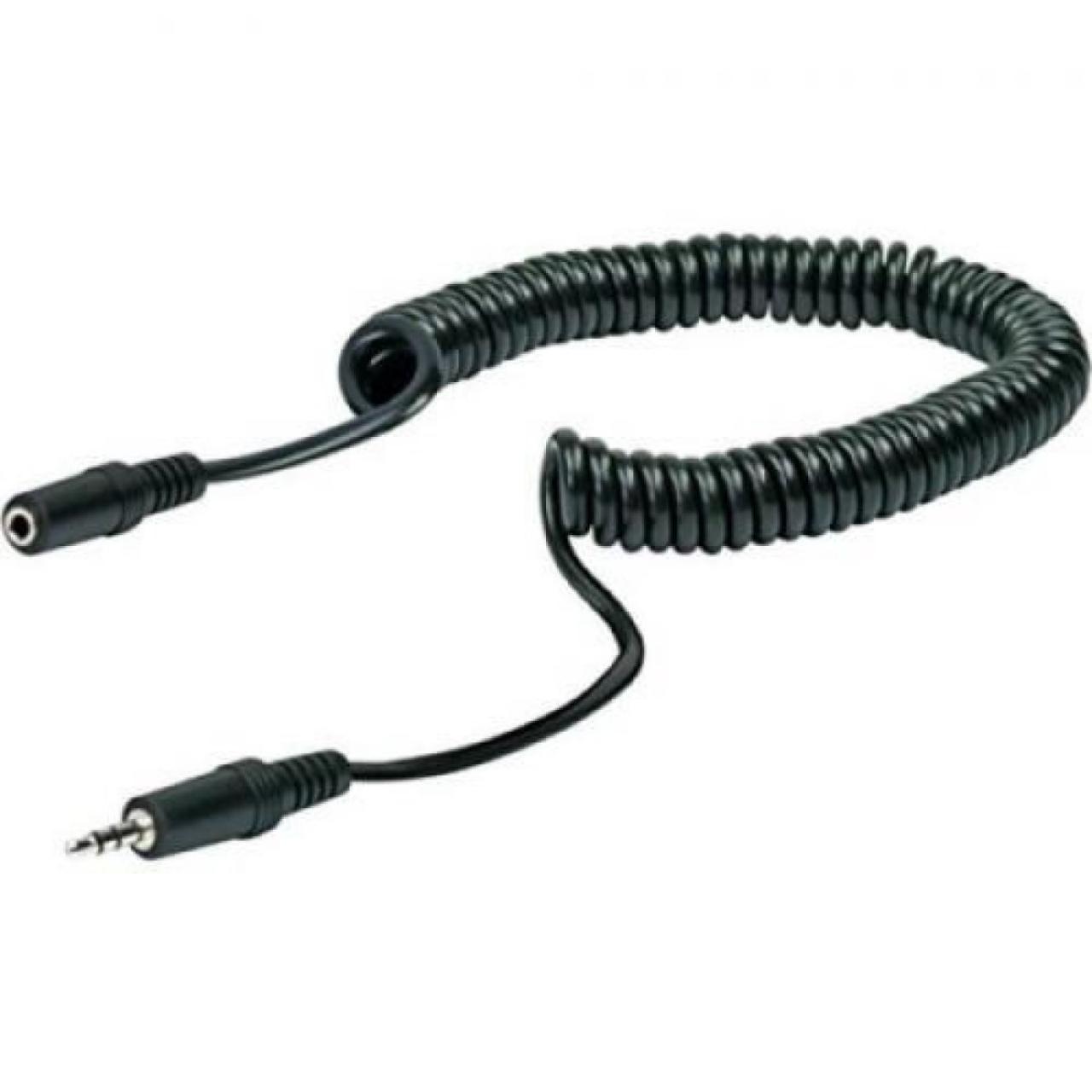 Headphone Adaptor Audio Spiralverlängerungskabel KHA4035 533 Schwaiger Neu OVP