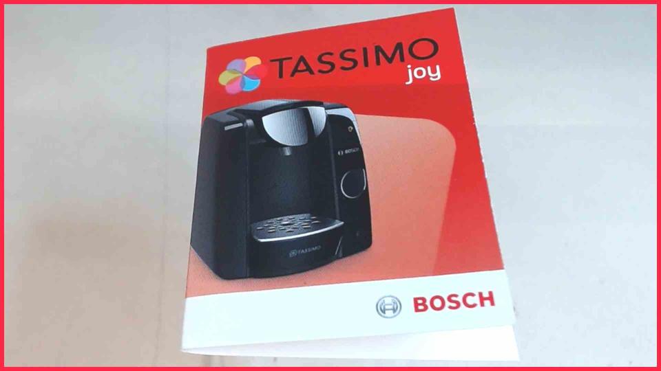 Quick User Guide Bosch Tassimo CTPM06