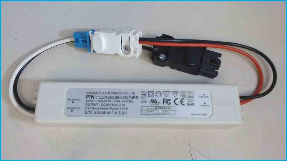 LED-Treiber CINCON LDP25S360-C070BR 25W