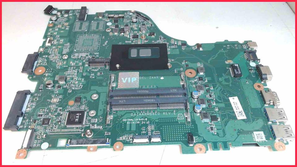 Mainboard motherboard systemboard ZAAR i7-7500U Aspire E 15 E5-576-7618 N16Q2