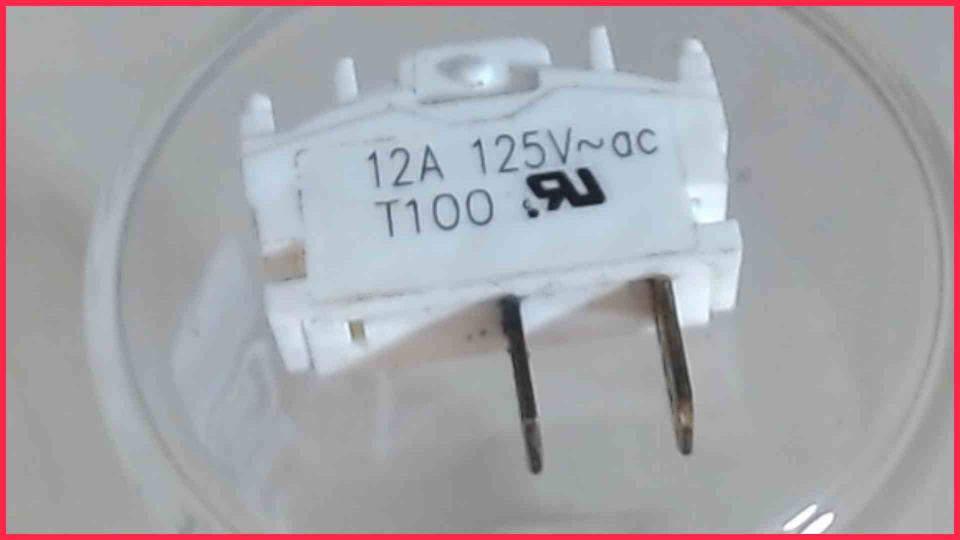 Micro Switch Sensor 12A 125V T100 Jura Subito 630 B2 Typ 968