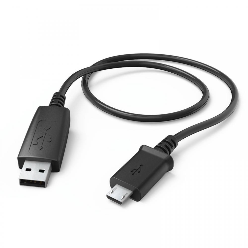 Micro-USB, Lade-Sync-Cable, 0.6 m hama Black