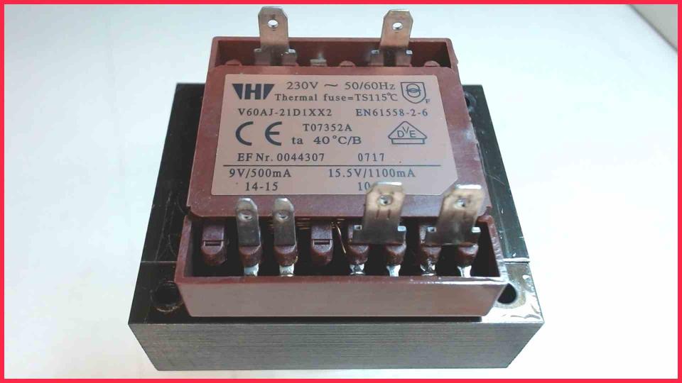 Mains transformer 230V 50/60Hz Jura E60 Type 734