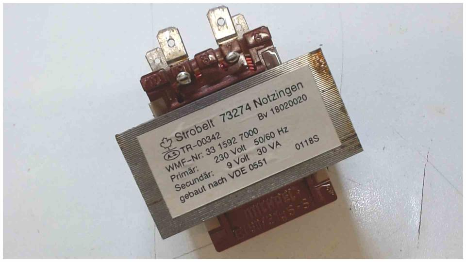 Mains transformer 230V auf 9V 30VA WMF Bistro 03.8106.1500