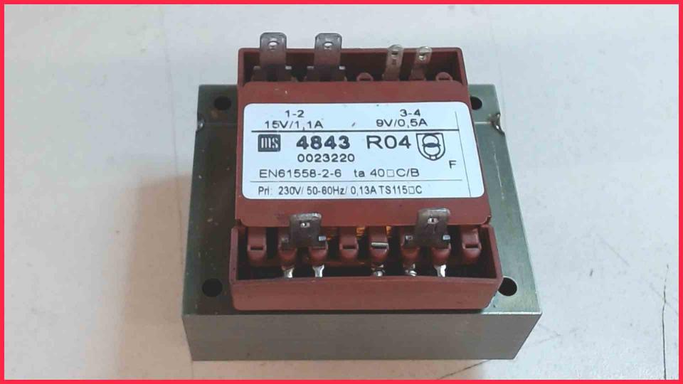 Mains transformer 4843 EN61558-2-6 Krups Orchestro FNF1