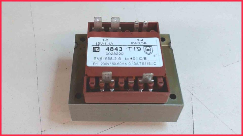 Mains transformer EN61558-2-6 4843 Impressa F70 Typ 639 A1 -8