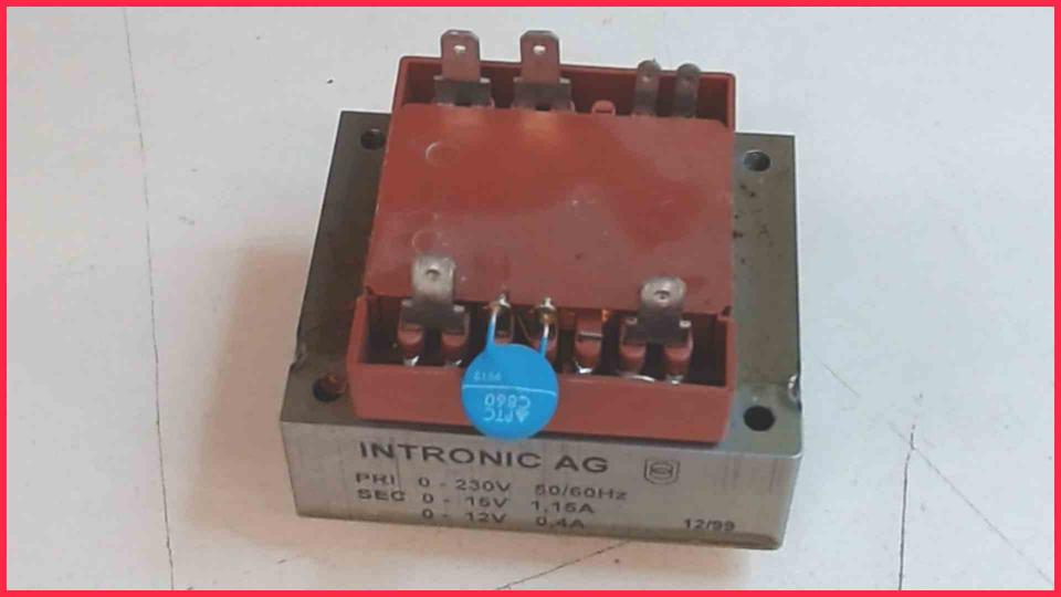 Mains transformer Intronic AG Impressa S70 Typ 640 A1 -3