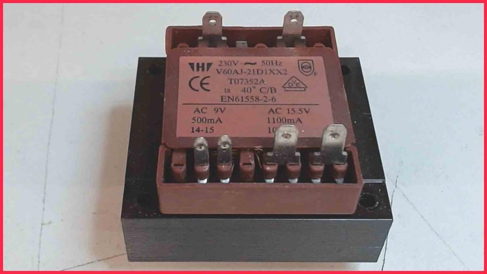 Mains transformer V60AJ-21D1XX2 CafeRomantica Typ 664 NICR 740