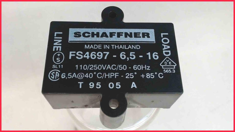 Mains Filter Capacitor Schaffner FS4697-6,5-16 Impressa Ultra Typ 611 B1