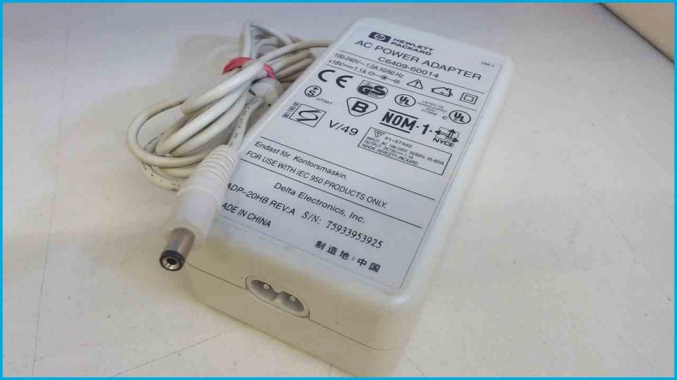 Power Supply Adapter +18V 1.1A (100-240V) HP ADP-20HB REV:A