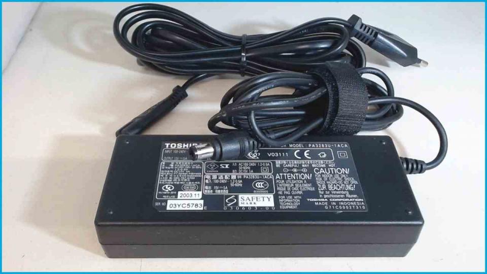 Power Supply Adapter 15V 5A Toshiba PA3283U-1ACA (Original)