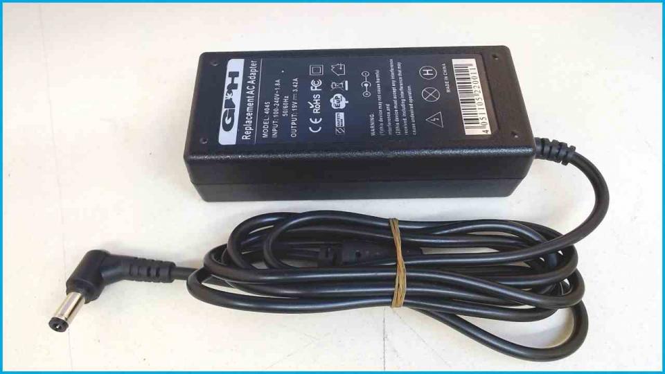 Power Supply Adapter 19V 3.42A (100-240V) Replacement Medion GPH 4045