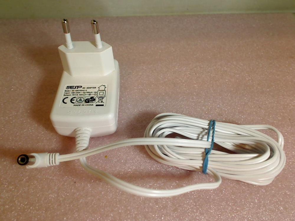 Power Supply Adapter 7V 0.42A 100-240V 50/60Hz Audiline Baby Care 8 eco zero
