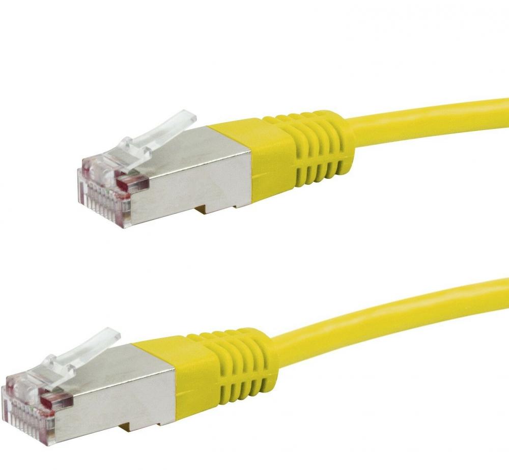 Network cable - CAT 5e (2m) gelb CKY 1222 Schwaiger Neu OVP