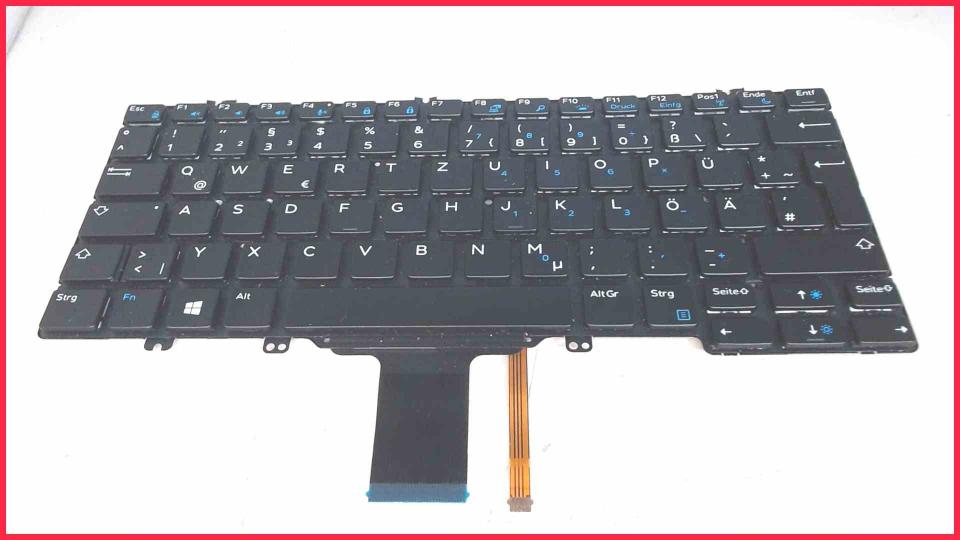 Original keyboard German 02TVV1 Dell Latitude 7390 -2