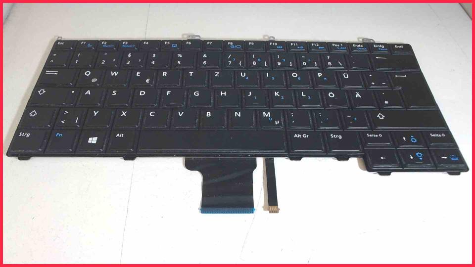 Original keyboard German 0896NG Dell Latitude E7240