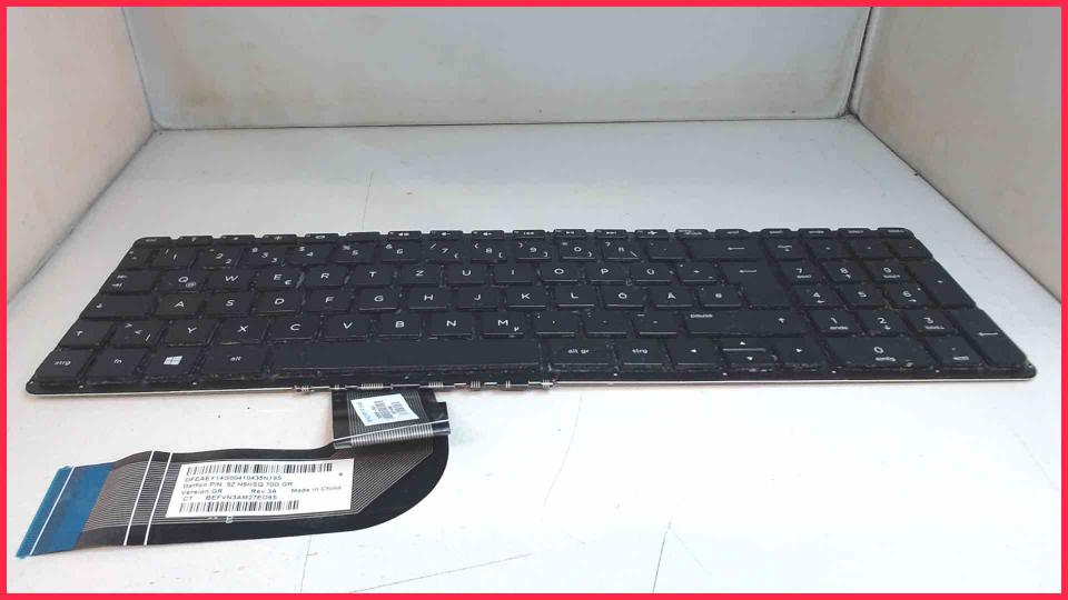 Original keyboard German HP Pavilion 15-p121ng