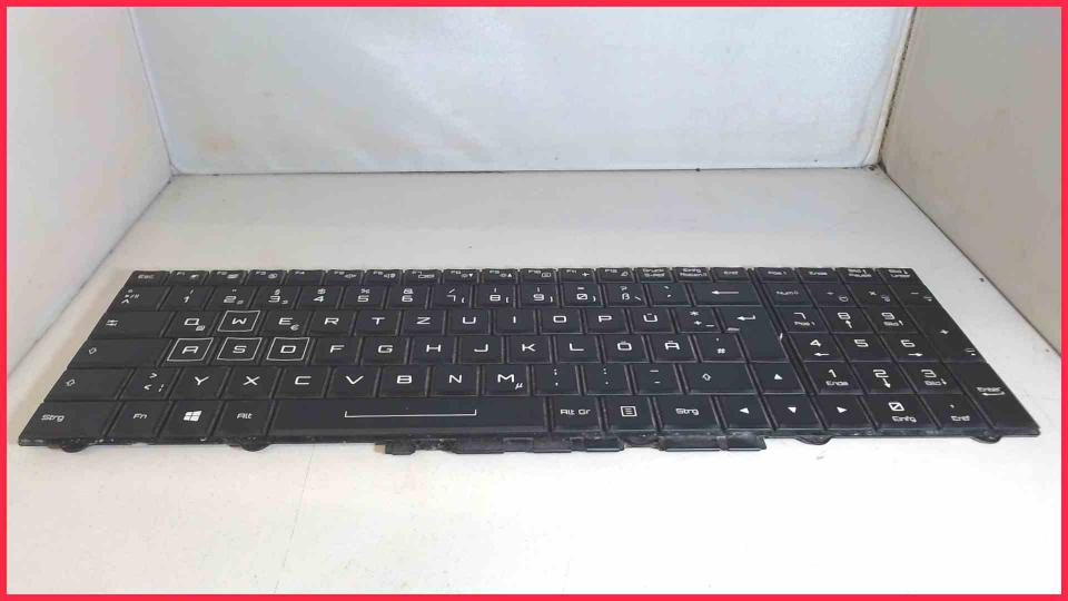Original keyboard German V149550AK1 GR Clevo MiFCOM P751DM