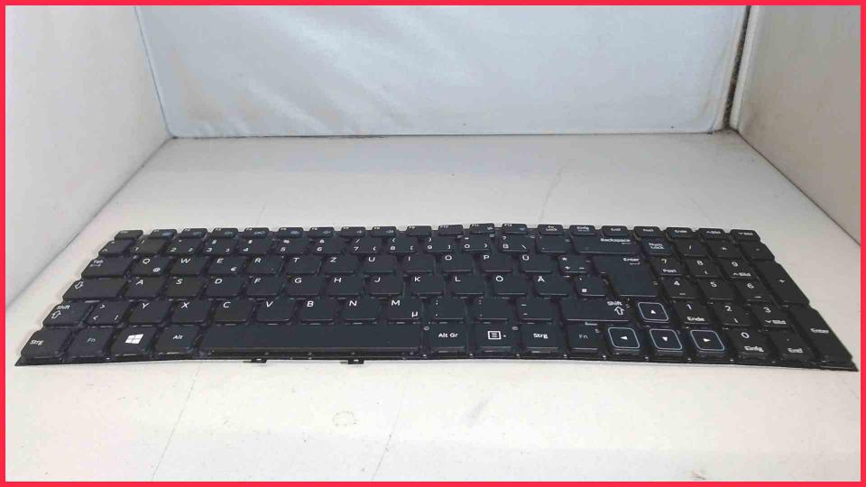 Original keyboard German ohne Rahmen Samsung NP300E5C-A08DE