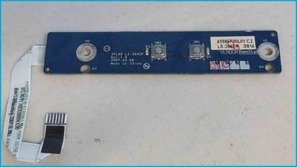 Original Multimedia Button Board Compal RM FL90 CM-2