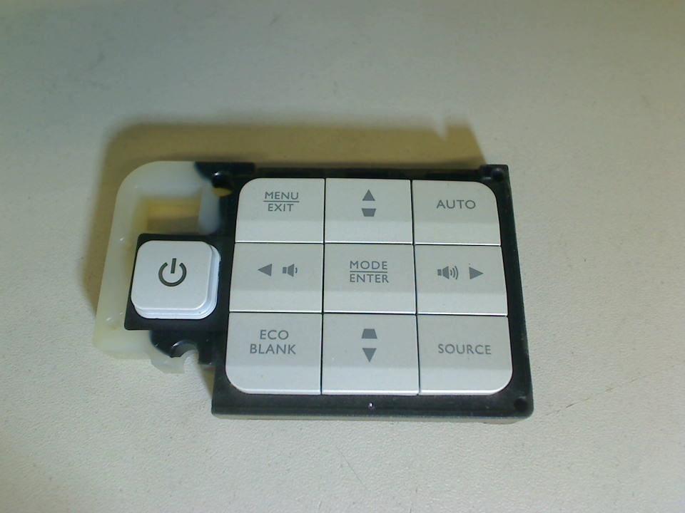 Plastic Buttons Keys Control Panel BenQ W1070